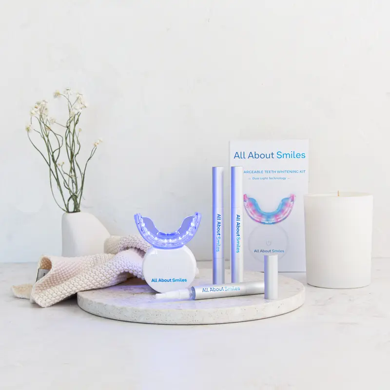 All About Smiles LED whitening kit and whitening pens
